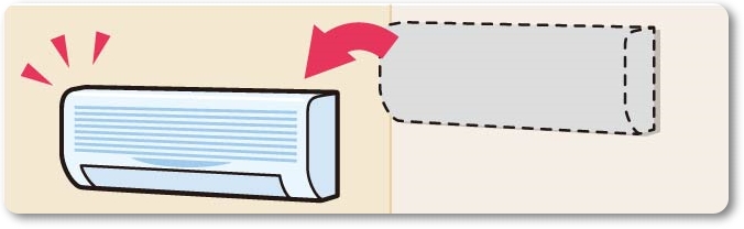 エアコン取り外し